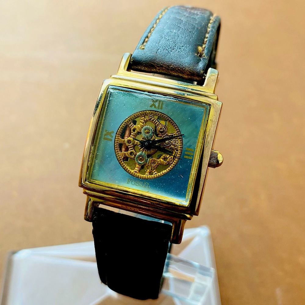 1995 FOSSIL SKELETON ABALONE WATCH SK-5061